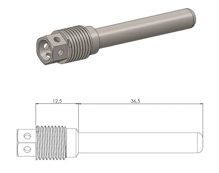 Moto-Master Drilled Brake Pad Pin for Kawasaki