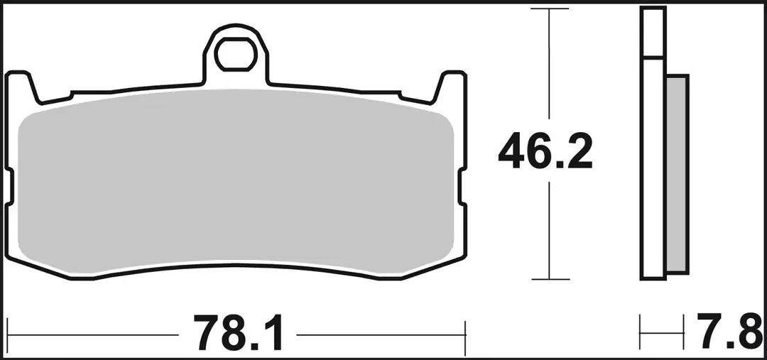 Brembo Sa Sinter Prime Line Brake Pad Sintered