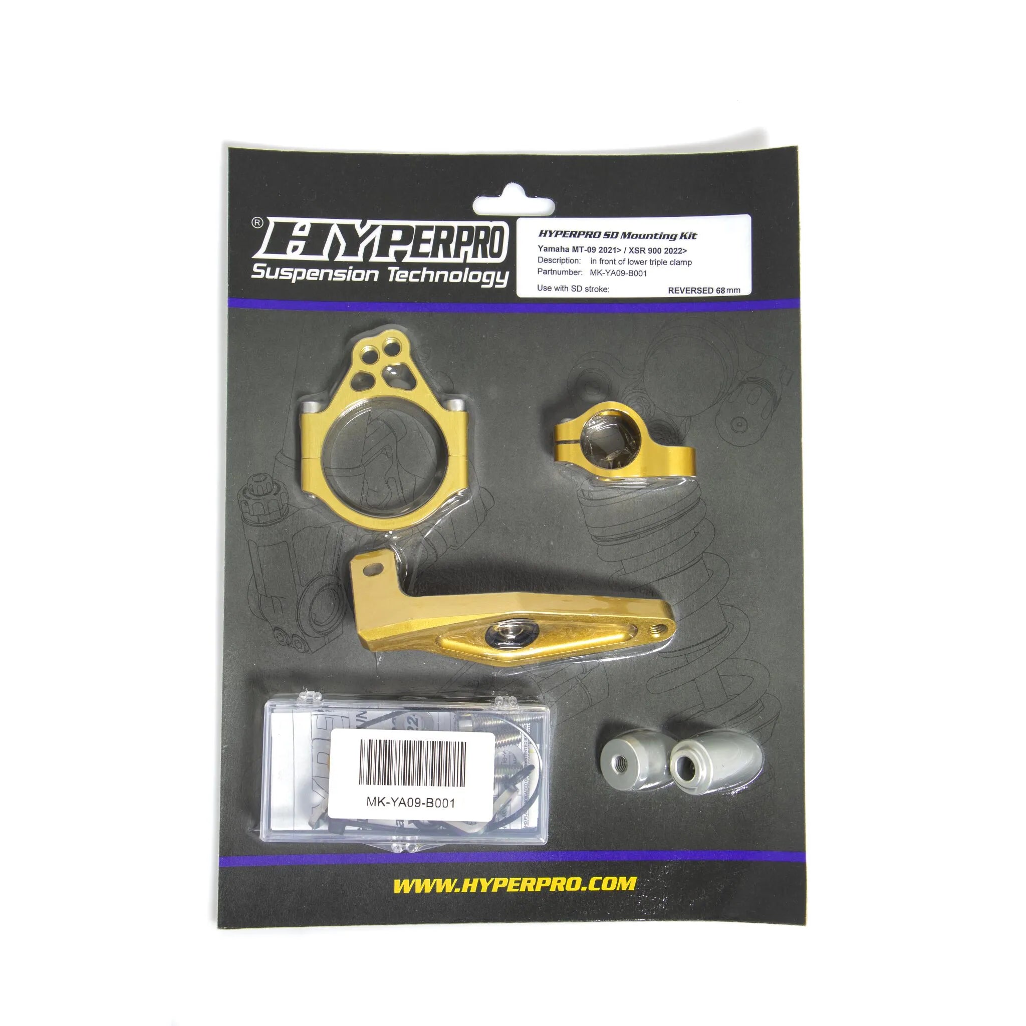 Hyperpro Steering Damper Mounting Kit