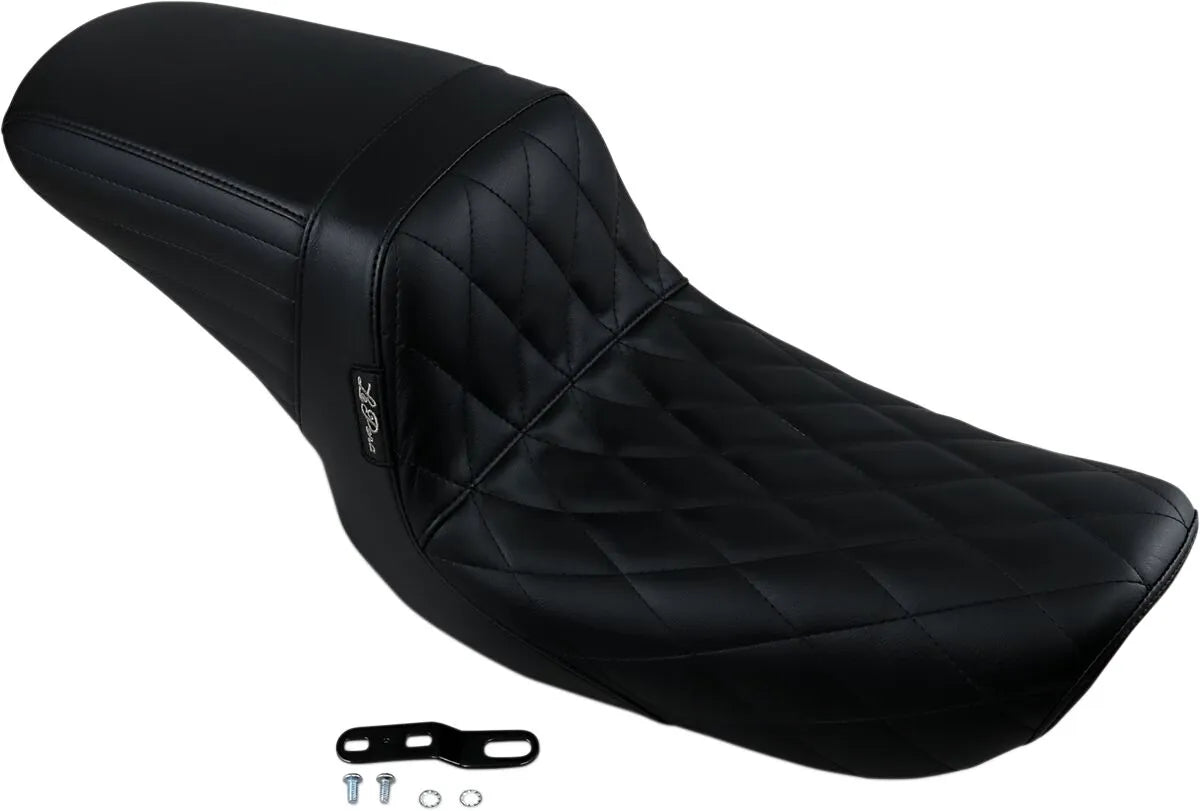 Le Pera Kickflip Seat - Black Vinyl, Diamond Stitch