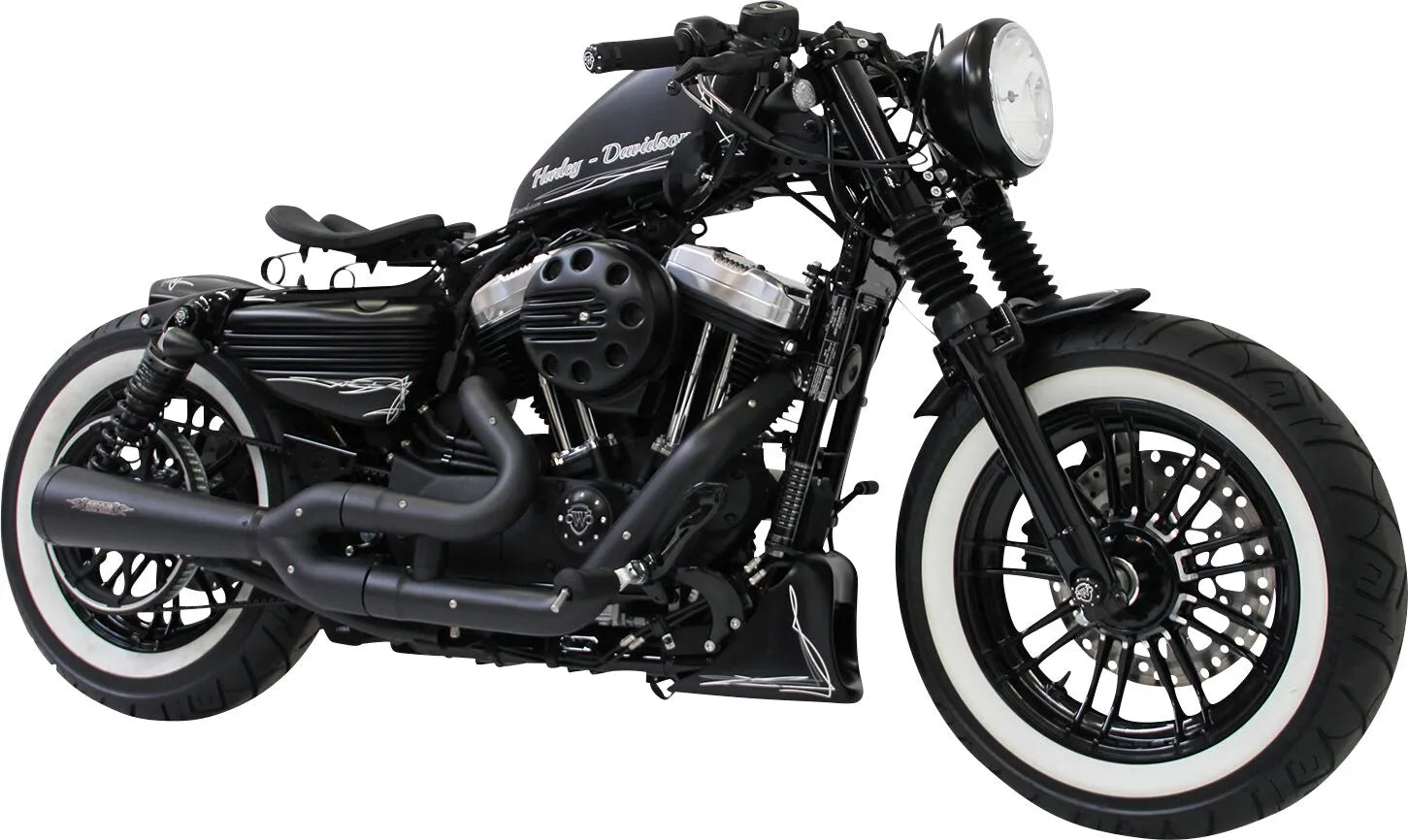 Cult Werk Headlight - Harley Davidson - Black