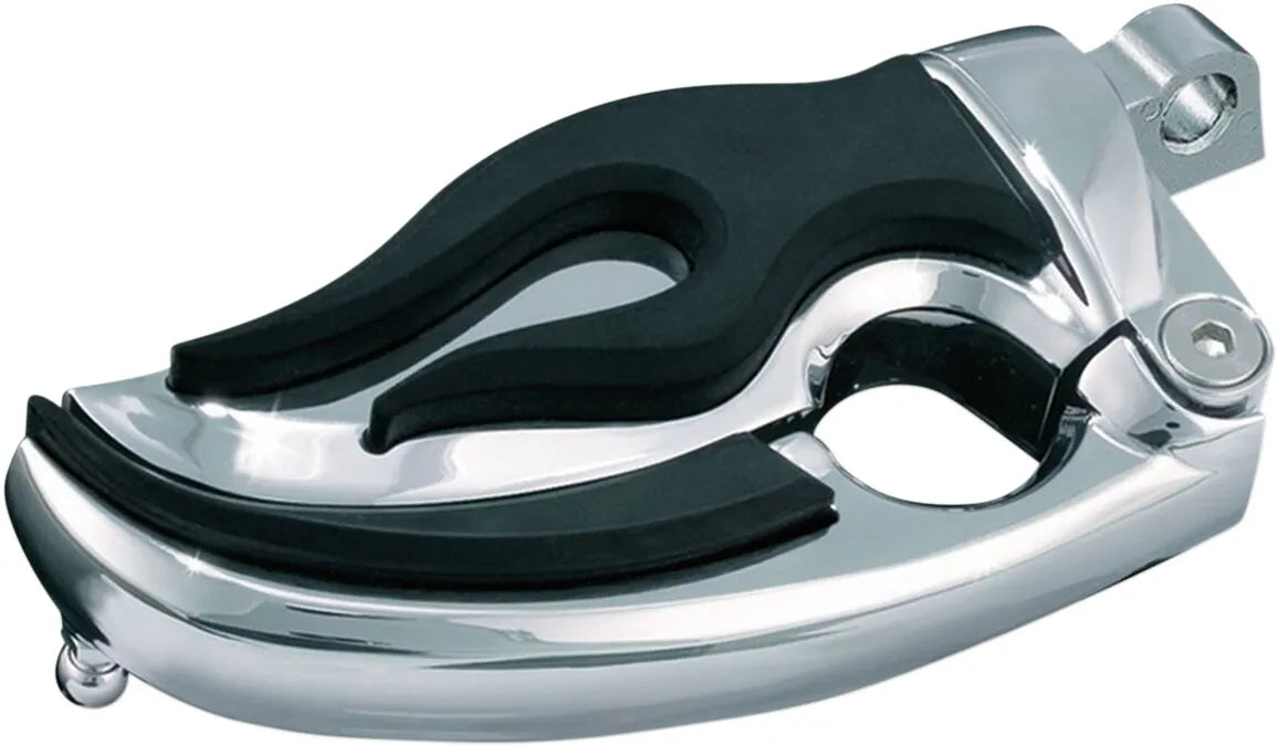 Kuryakyn Flamin' Switchblade Pegs - Chrome & Black