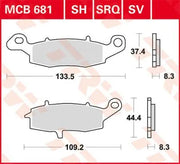 Trw Sh Series Sintrede Metal Bag Bremseklodser - For & Bag