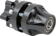 Arlen Ness Cartridge Hub - Billet Aluminum, Black Anodized