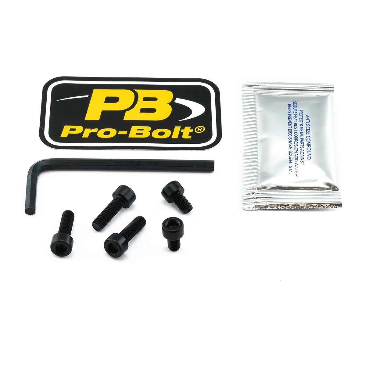 Pro Bolt Aluminium Fuel Cap Kit - Black