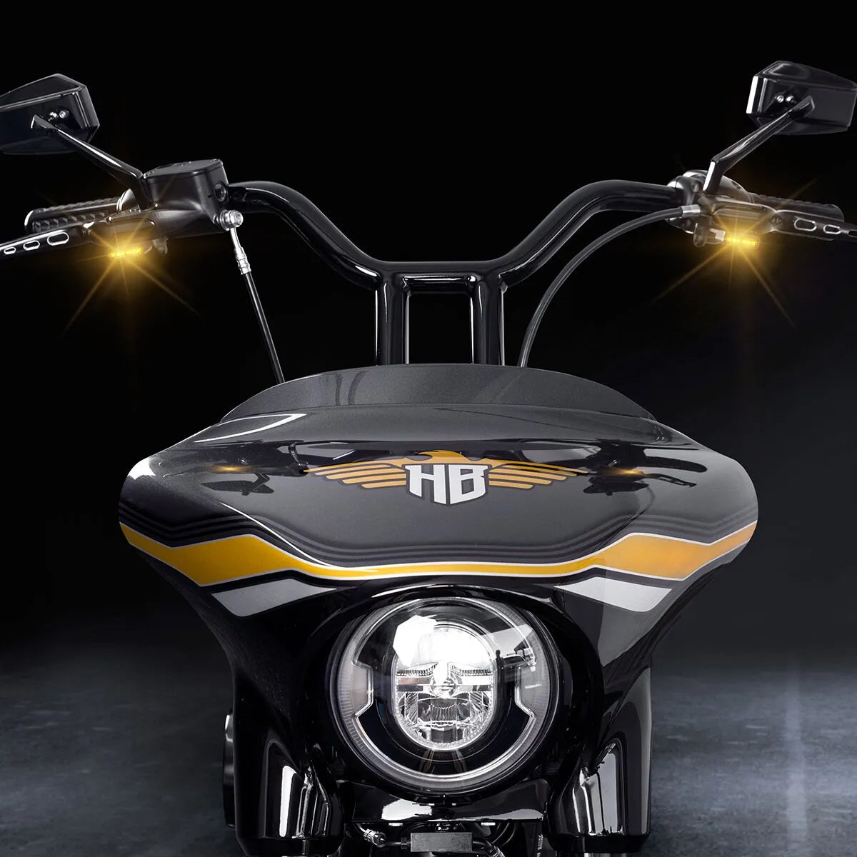Heinz Bikes Led Handlebar Turn Signals - E-marked