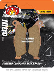 Moto-master Nitro Sport Bremseklodser - Sintrede Metal - For & Bag