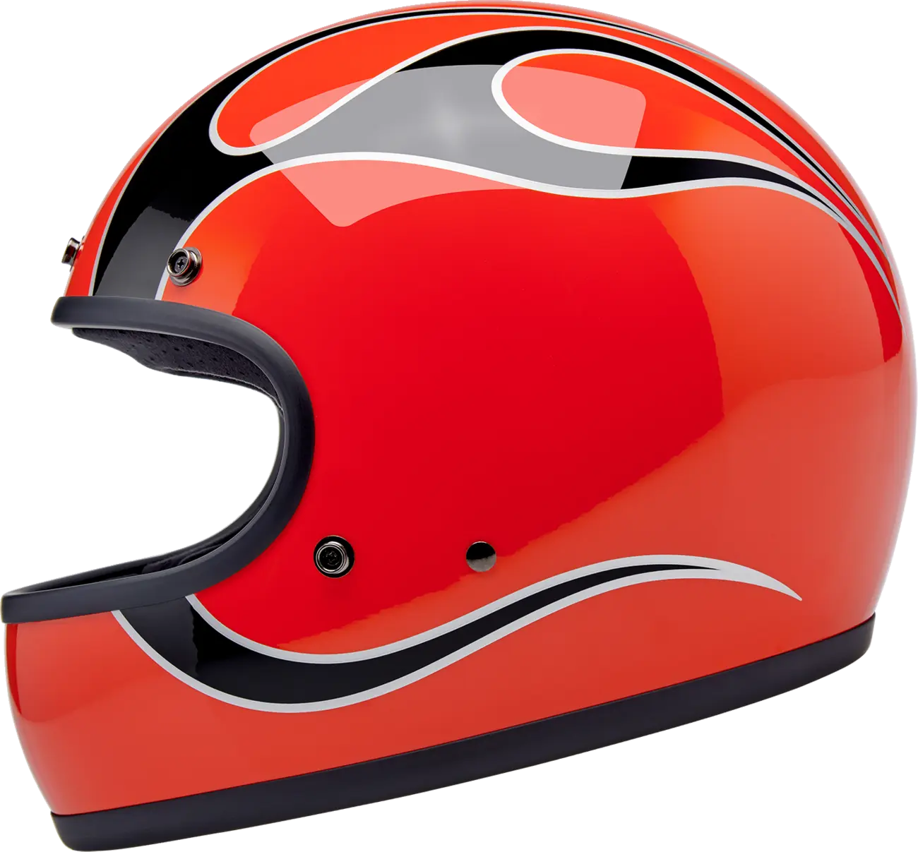 Biltwell Gringo Flames Helmet