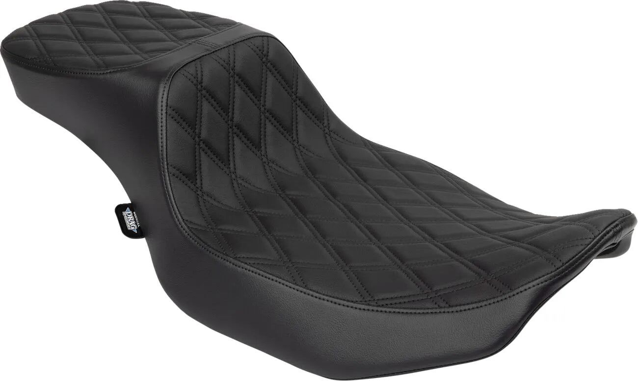 Drag Specialties Predator Extended Reach 2-up Seat - For Harley Davidson