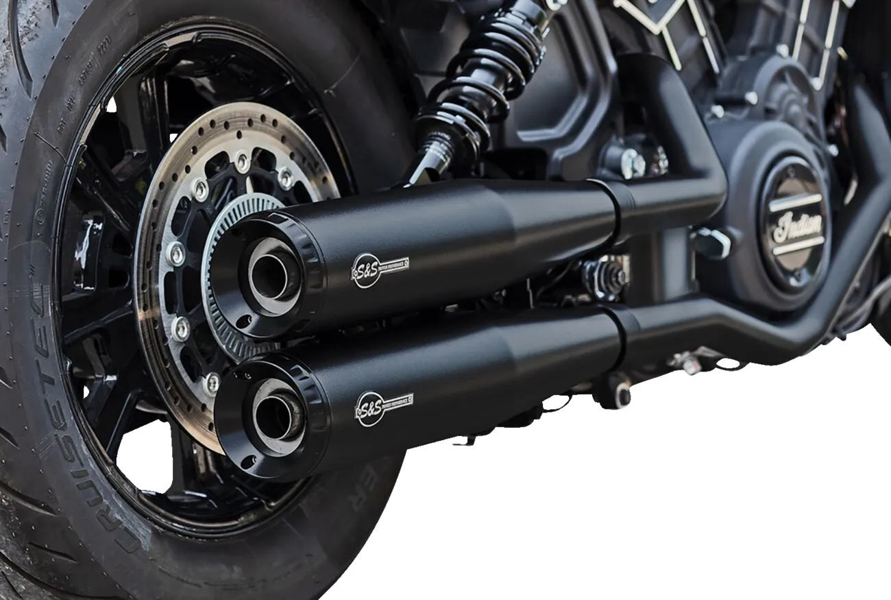 S&S Cycle Grand National Slip-on Lyddæmpere Til Indian Scout