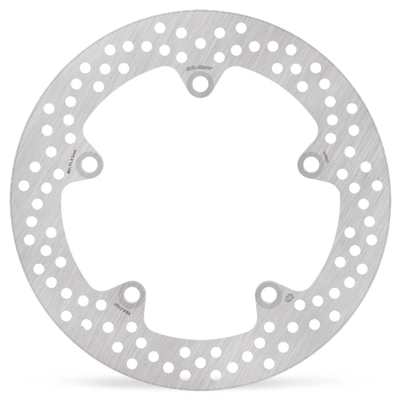 Moto-master Halo Series Bageste Bremse Rotor - Rustfrit Stål - Bag