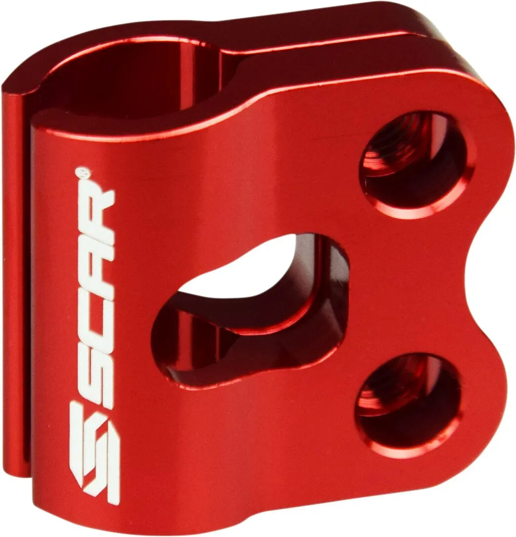 Scar Brakeline Clamp Aluminum Red