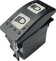 Custom Dynamics 3-position Lighted Rocker Switch