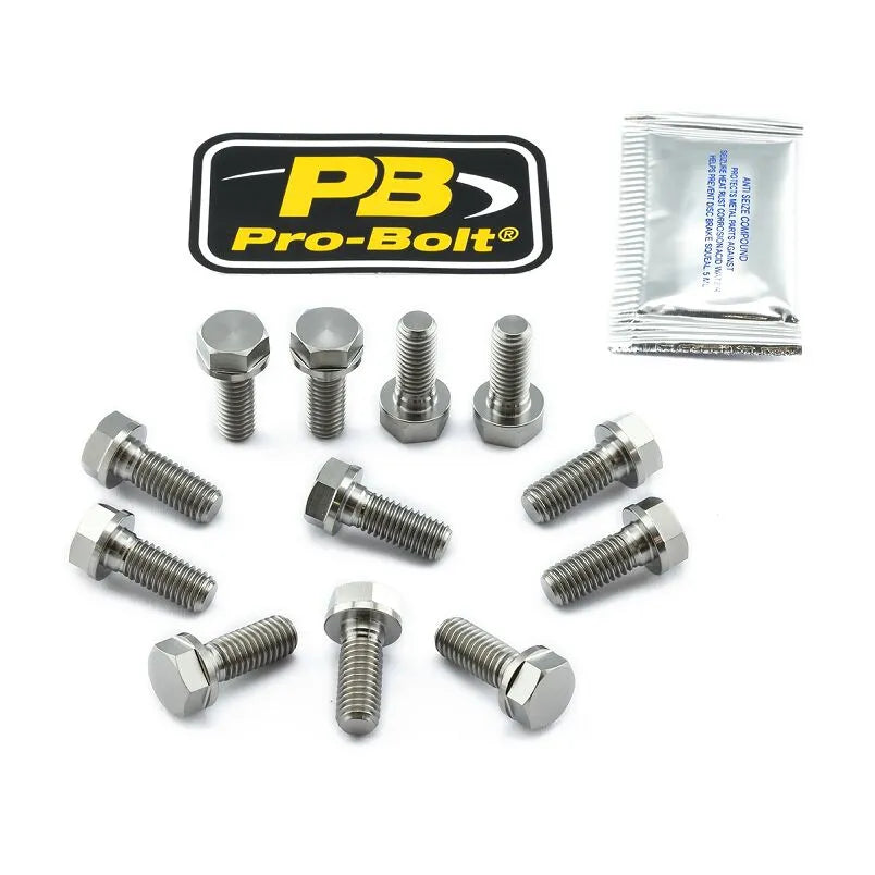 Pro Bolt Titanium Bremseklodser Rotor Monteringsbolt Kit