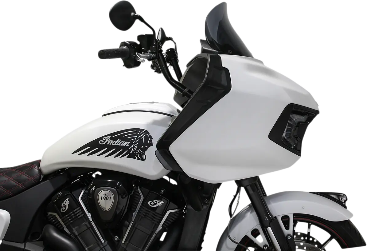 Klock Werks Flare Indian Windshield - Dark Smoke