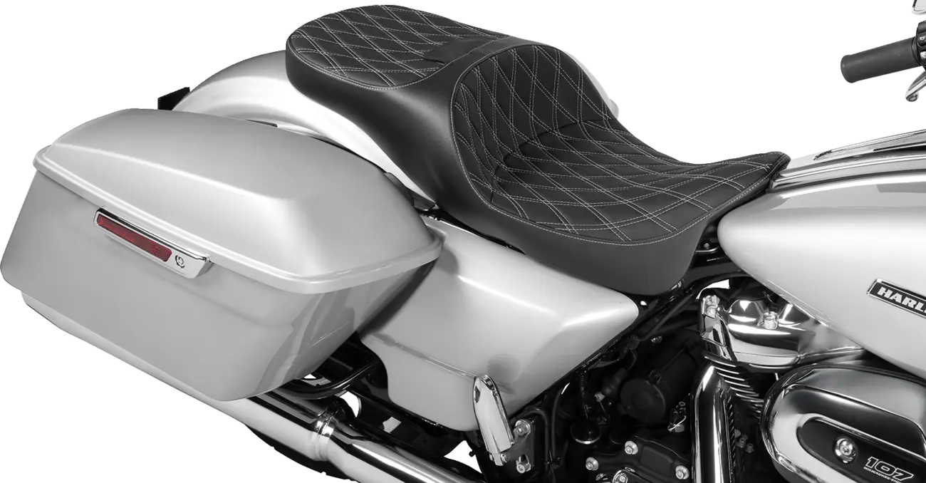 Drag Specialties Extended Reach Touring Seat - For Harley Davidson