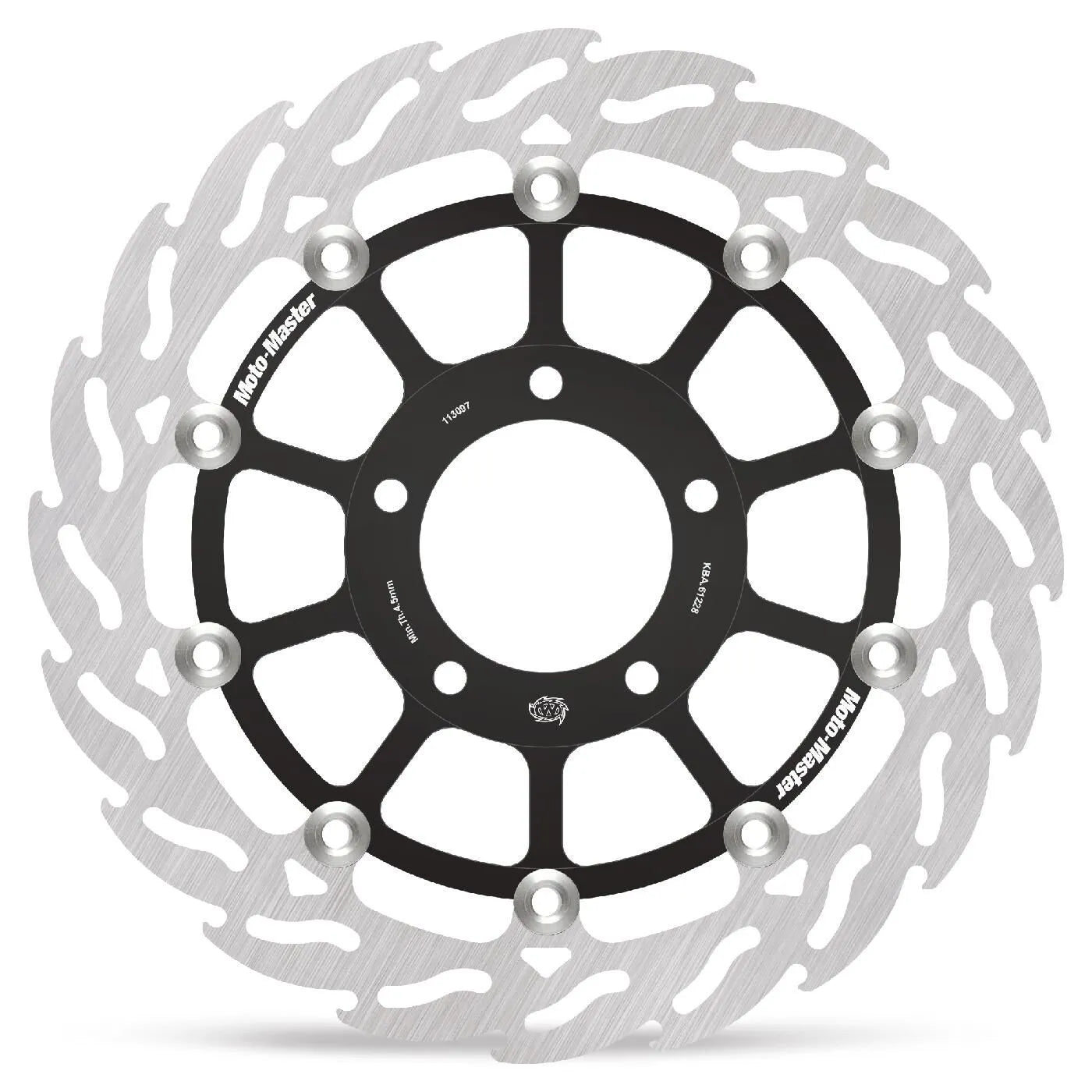 Moto-master Flame Series Flydende Bremse Rotor - Foran