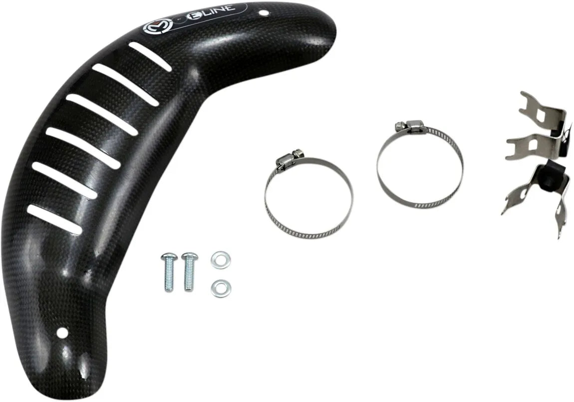 Moose Offroad E Line 4-takts Carbon Fiber Udstødningsbeskyttelse