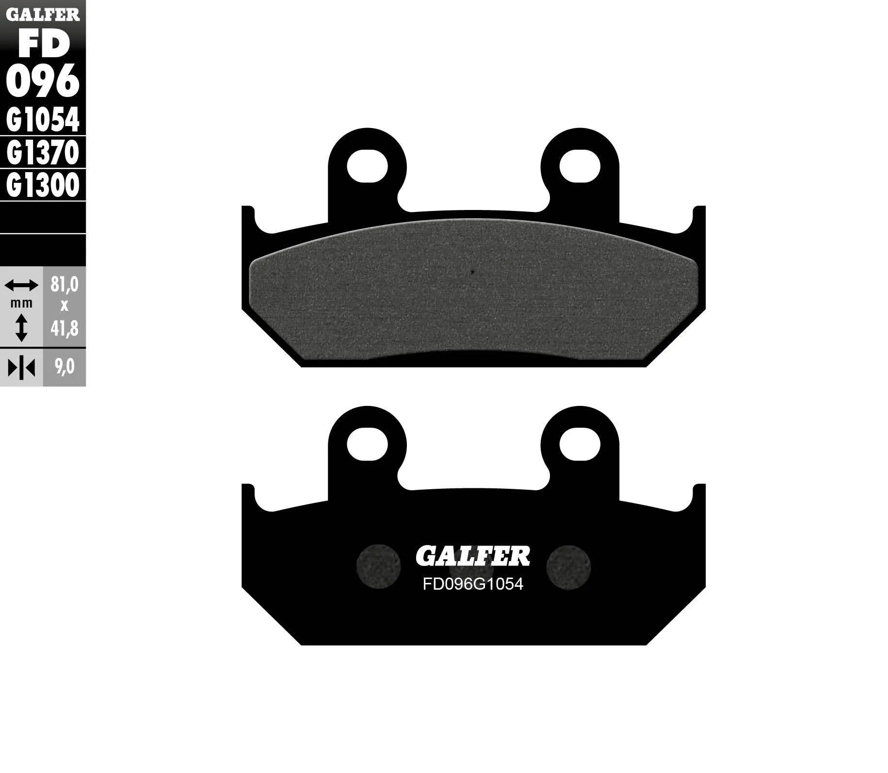 Galfer Semi-metallic Bremseklodser Til Oem Erstatning - For