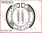 Trw Mcs812 Organiske Bremseklodser - Overlegen Stoppekraft - Bag