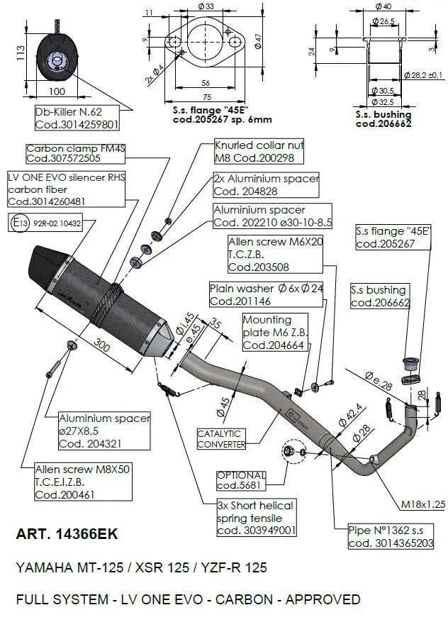 Leovince Lv One Evo Carbon Full System Exhaust