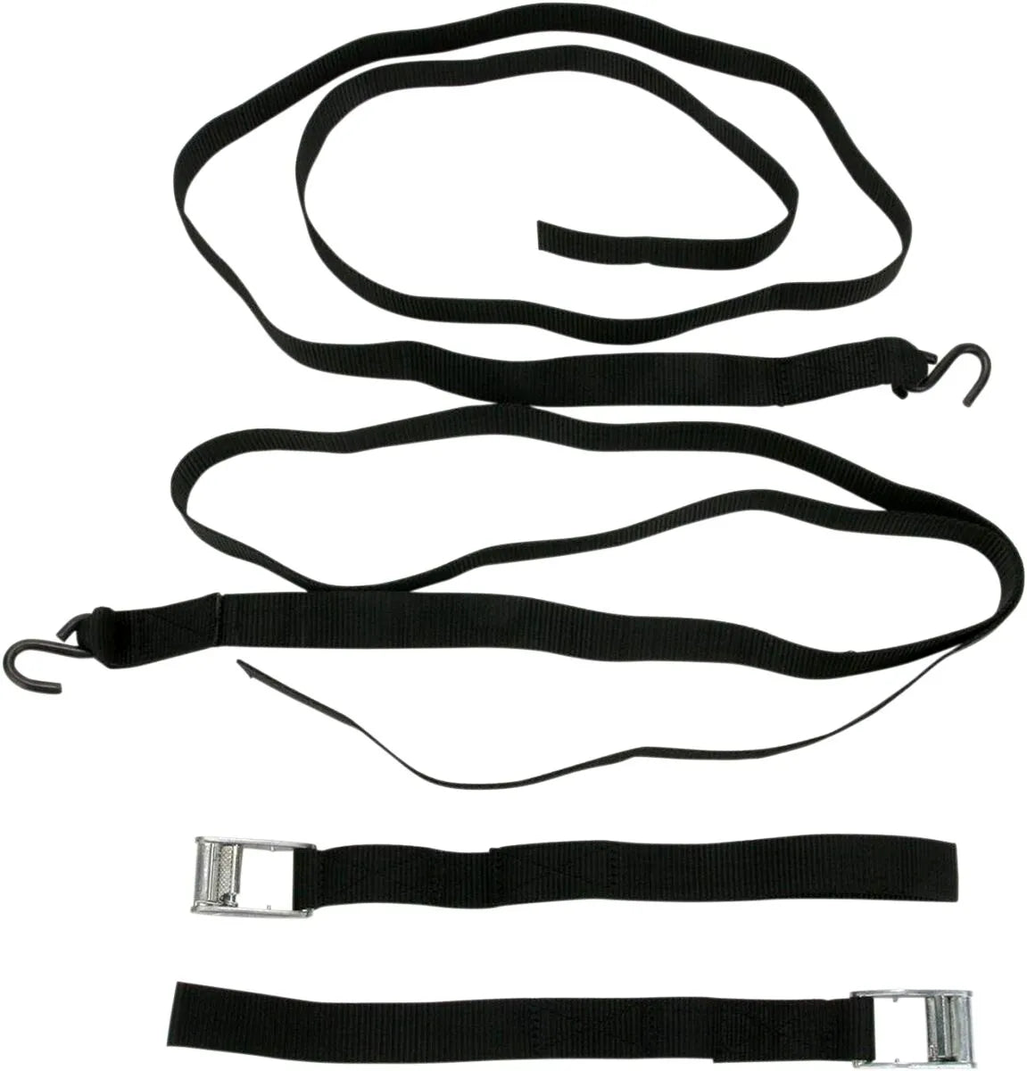 Moose Offroad Ramp Straps For Folding Ramps - Black Nylon