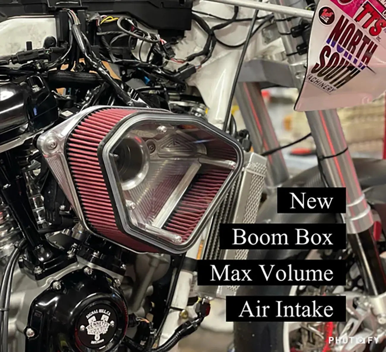 Alloy Art Boom Box Air Cleaner Kit For M8 Motors