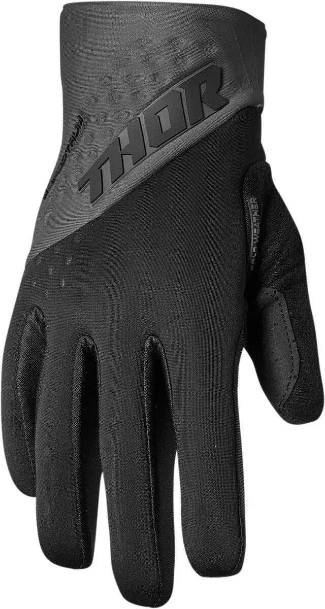Thor Spectrum Cold Weather Mx Gloves - Black/Charcoal
