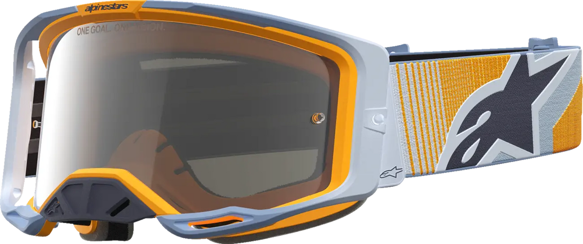 Alpinestars Vision 8 Maven Goggle Dust Blue Orange Mirror-Silver
