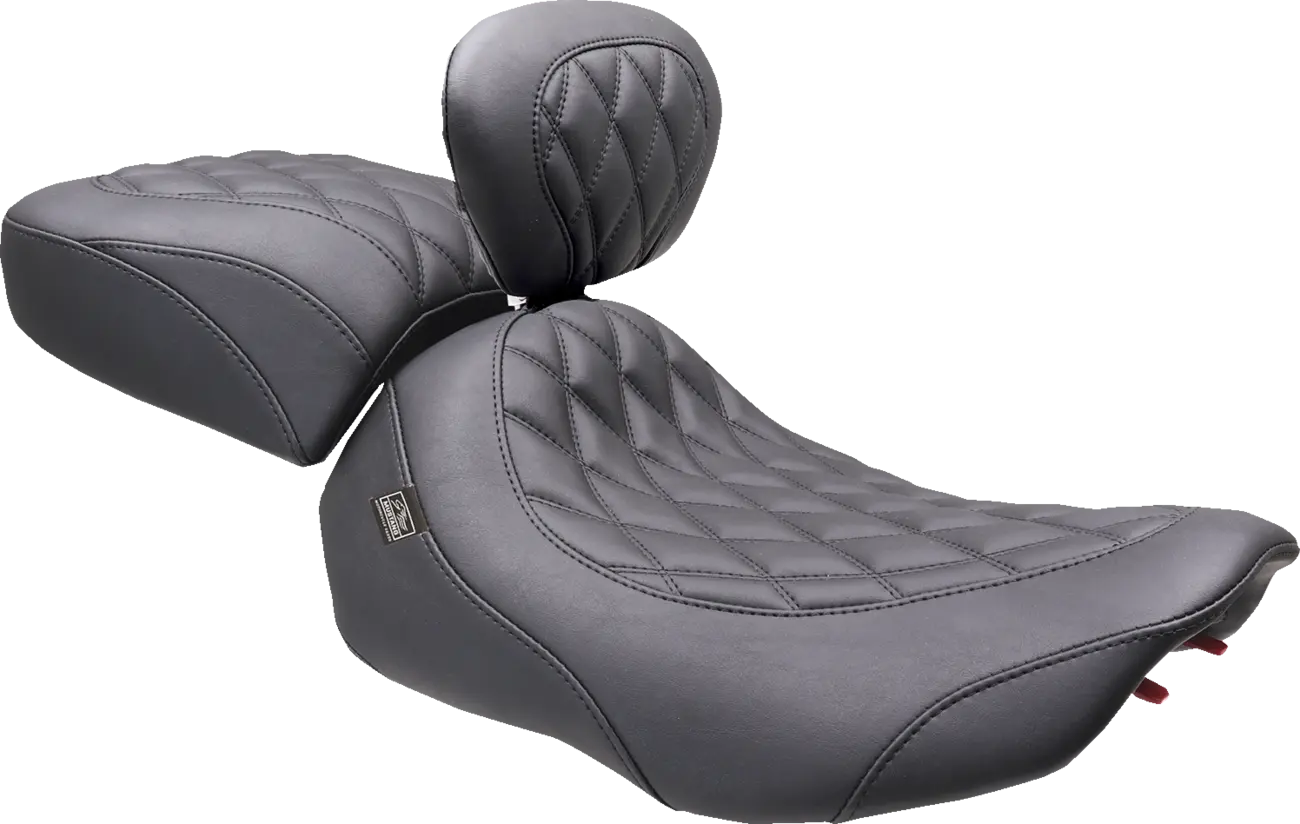 Mustang Wide Tripper Solo Seat - For Harley Davidson