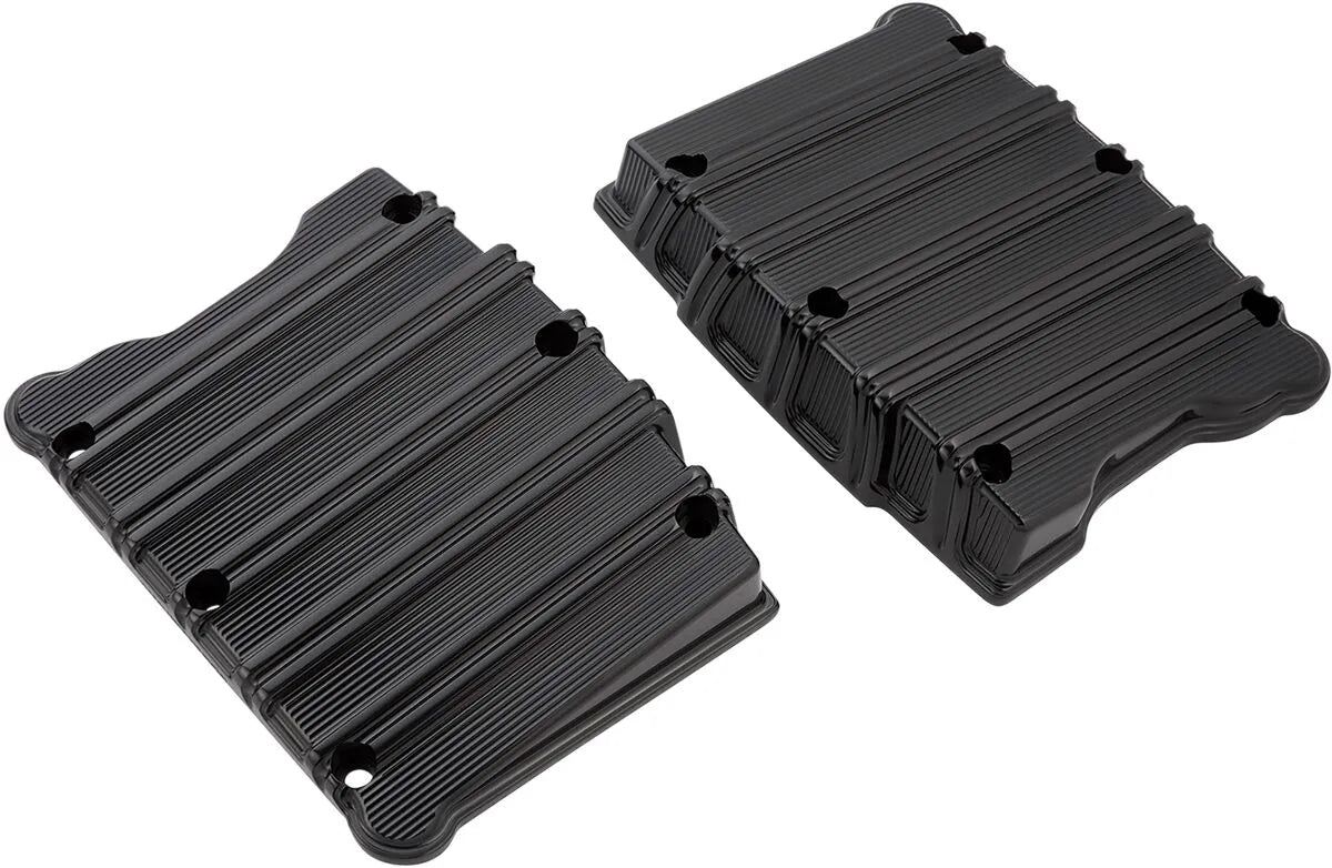 Arlen Ness 10 Gauge Rocker Box Top Covers - Black
