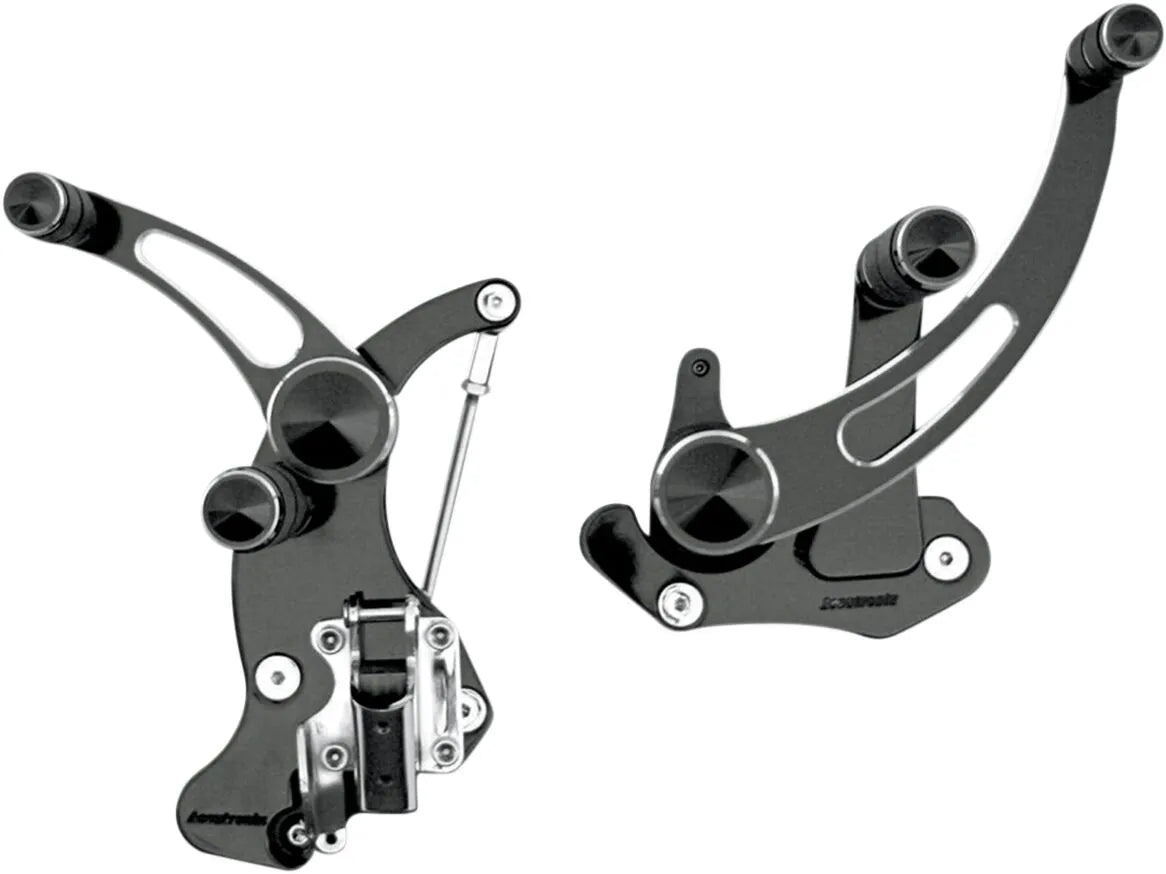 Accutronix Forward Controls - Black Anodized