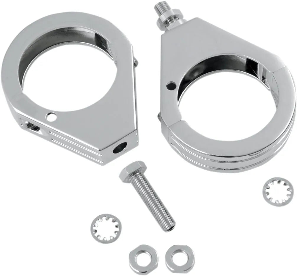 Drag Specialties 49mm Turn Signal Fork Clamps