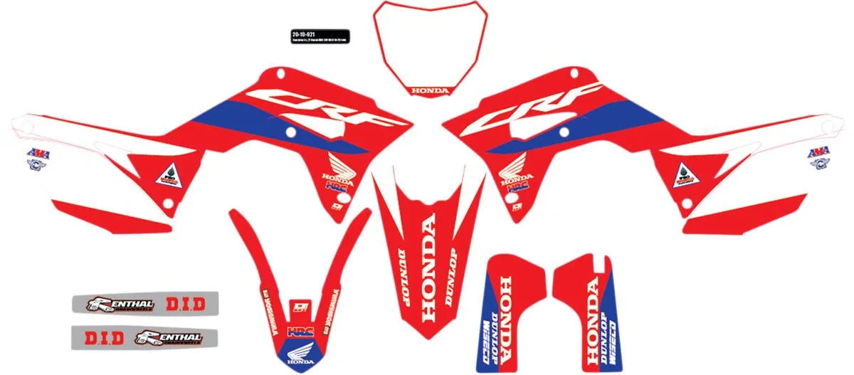 D'cor Visuals Complete Graphics Kit For Honda Hrc