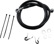 Drag Specialties Forlænget Bremse Slange Kit 47.25" Sort Vinyl