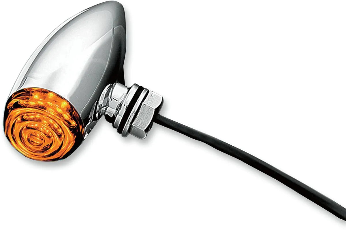 Kuryakyn Led Mini Bullet Lights - Amber/smoke