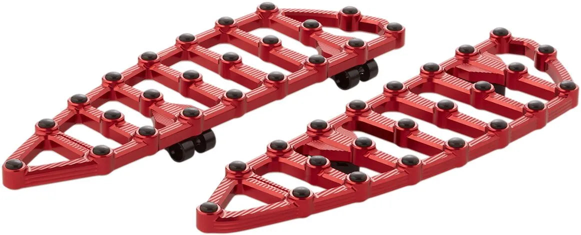 Arlen Ness Mx Billet Floorboards - Red