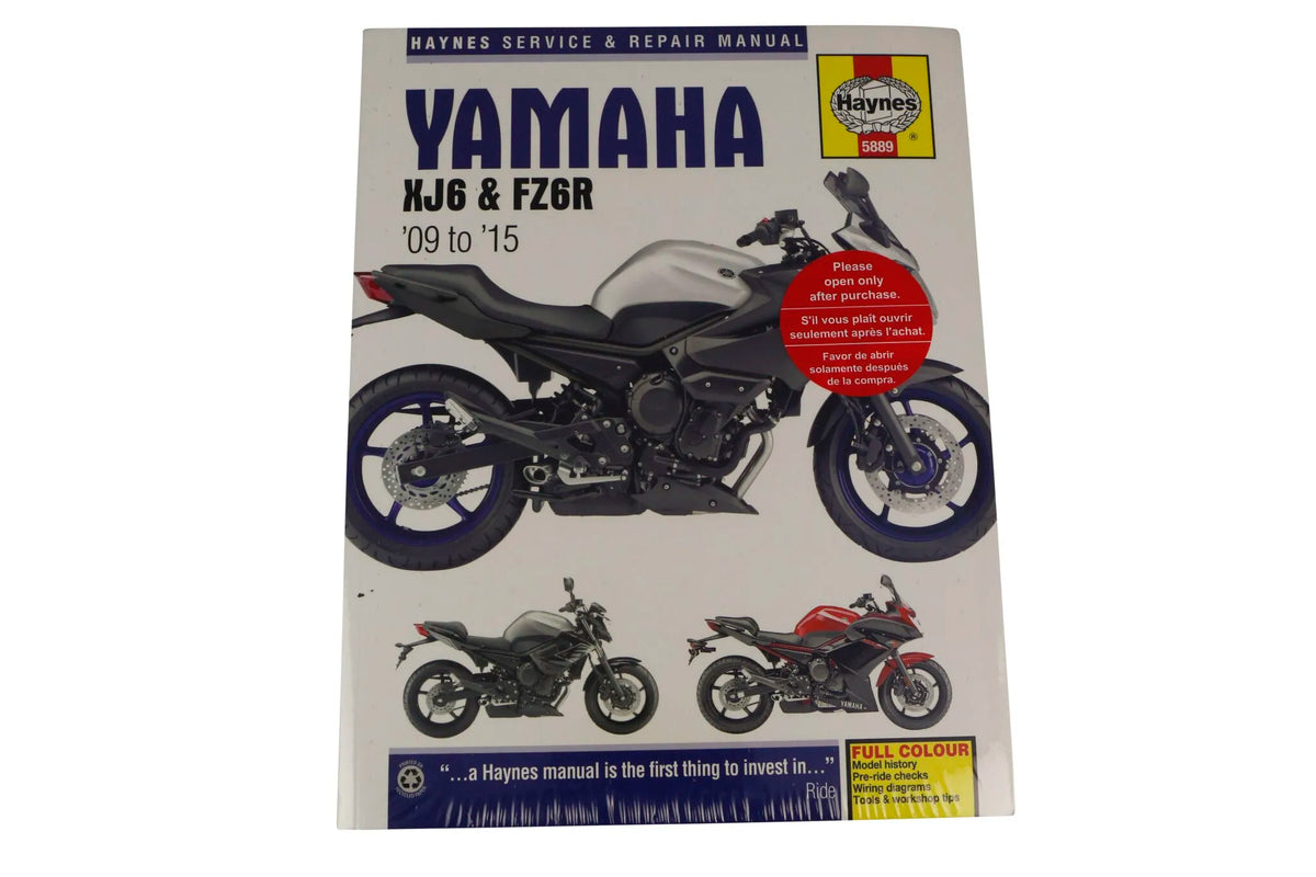 Haynes Service Manual for Yamaha XJ6 FZ6R 2009-2015