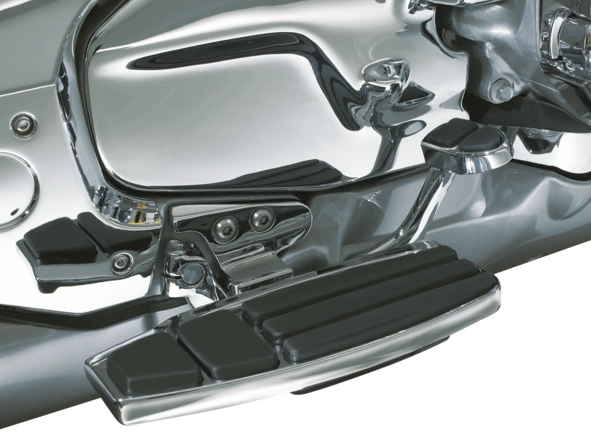 Kuryakyn Floorboard Kit - Chrome, Driver