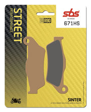 SBS HS Street Excel Sintrede Bremseklodser For - For & Bag