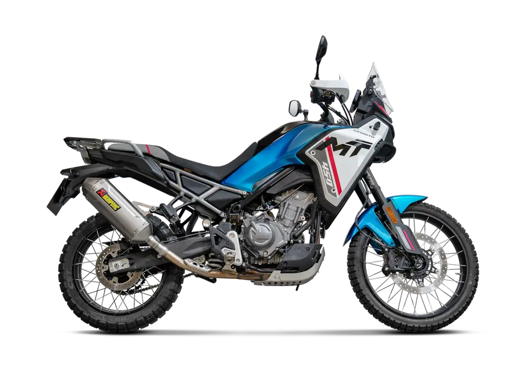 Akrapovic Slip-on Lyddæmper Street - Titanium/Rustfrit stål - ECE Godkendt