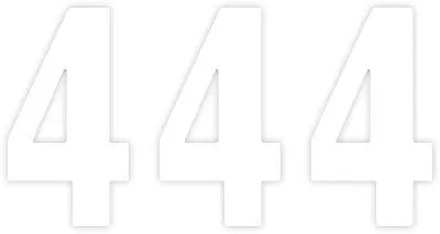 Factory Effex Pro Numbers Plate Graphic - White