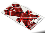 Uniracing Decal Kit In Red For Motorcycles