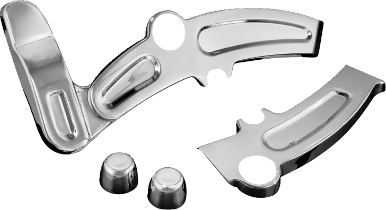 Kuryakyn Boomerang Frame Covers - Chrome Finish