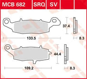 Trw All Round Sintered Metal Brake Pads - Front