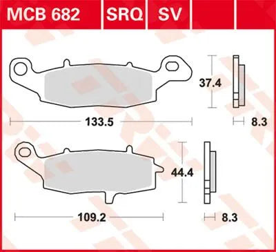 Trw All Round Sintered Metal Brake Pads - Front