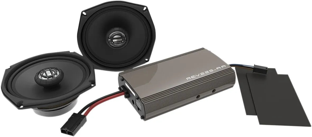 Hogtunes 225w Amp & Front Speaker Kit