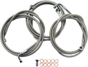 La Choppers Stainless Steel Brake Line Kit With Abs