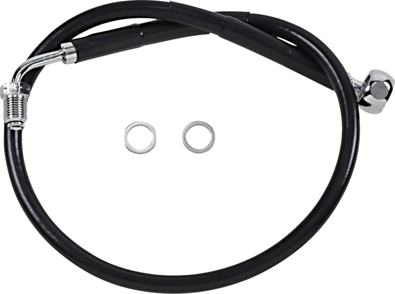 Drag Specialties rustfrit stål bremseslange kit - Abs