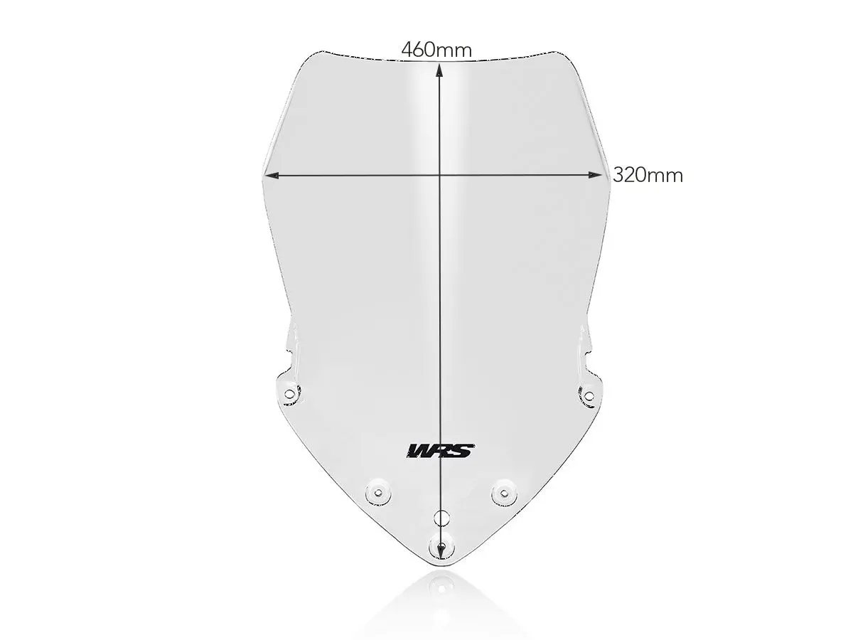WRS Touring Windscreen Clear for MV Agusta Turismo Veloce 800